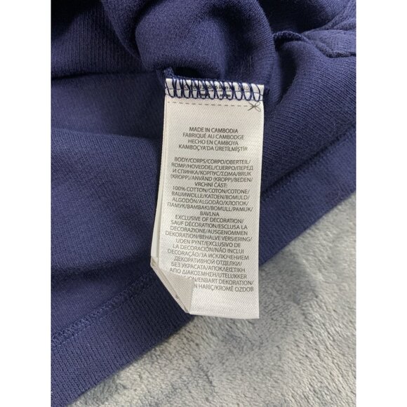 Polo Ralph Lauren Sweater Mens 2XL XXL Estate Rib Quarter Zip Navy Blue Preppy - Picture 6 of 8